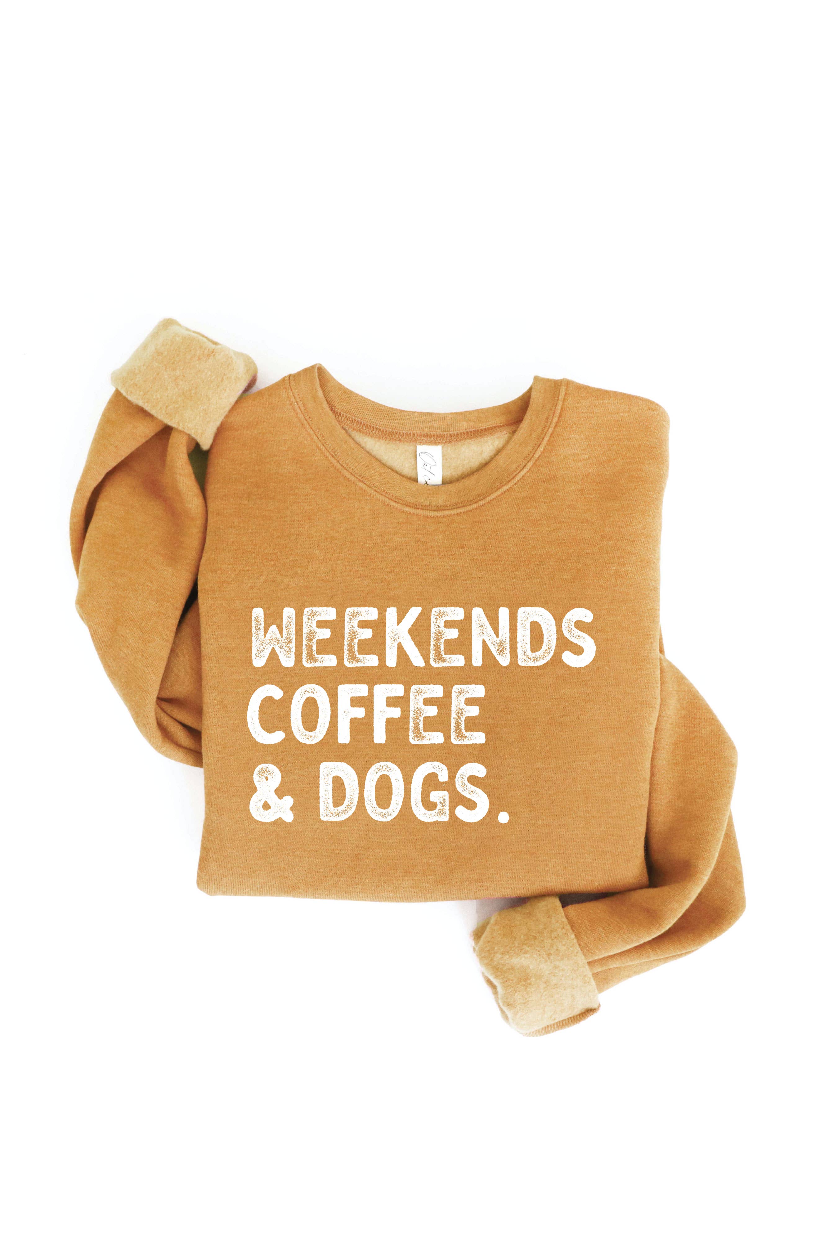 OAT COLLECTIVE - Venta al por mayor Sudadera estampada - Mujer - Sudadera estampada WEEKENDS COFFEE AND DOGS6