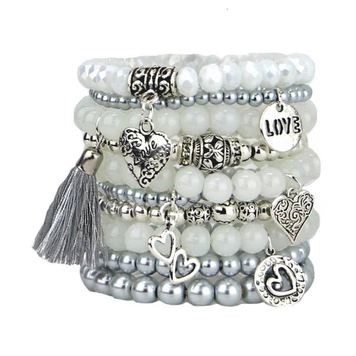 Harper - Beaded Bracelets Set for wholesale by Bohemian Bracelets