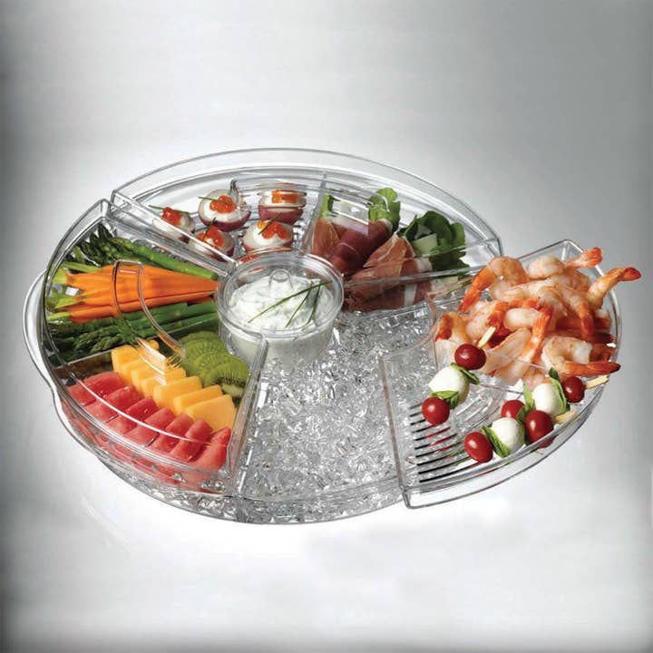 Prodyne - Wholesale Serving Tray - Appetizers On Ice™ With Lids