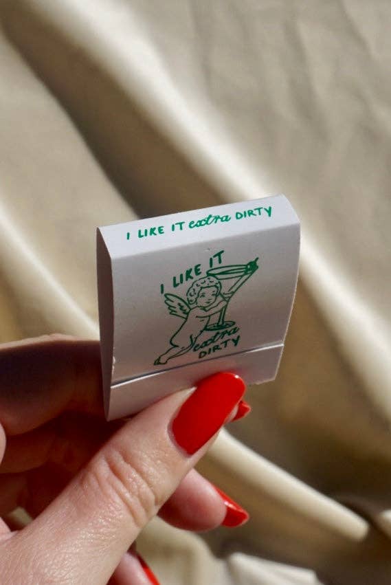 artxnikki - Wholesale Matches - “I Like It Extra Dirty” Cupid Martini Matchbook5