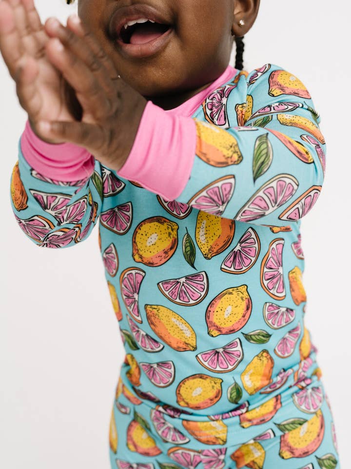 Little One Shop - Wholesale Clothing Set - Baby - Pink Lemonade Bamboo Set