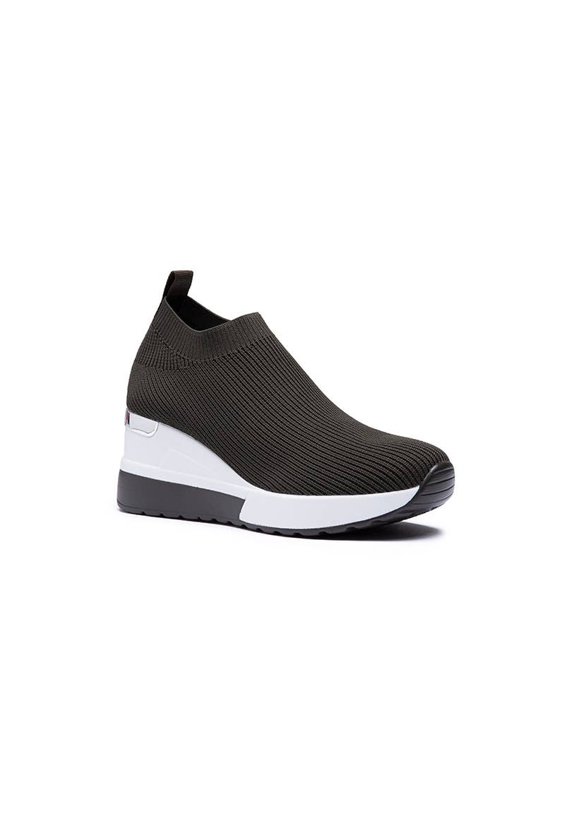 LADY GLORY – Engroshandel Slip on-sneakers – Kvinder – Slip-on sneakers med kilehæl og sokkedesign2