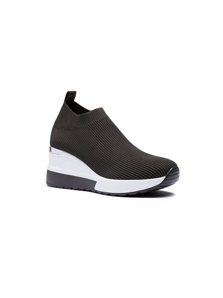 LADY GLORY – Engroshandel Slip on-sneakers – Kvinder – Slip-on sneakers med kilehæl og sokkedesign2