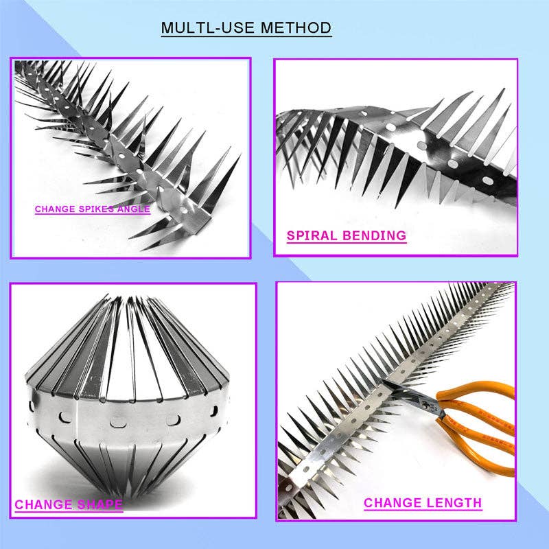 VIGOR - Wholesale Garden Tool - Outdoor Stainless Steel Garden Fence Spikes and Wall7