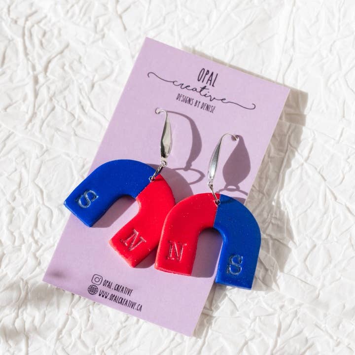 Magnet Polymer Clay Earrings Teacher Back to School for wholesale by Opal Creative