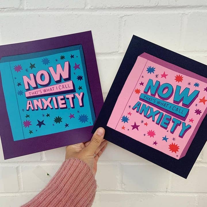 Now That’s What I Call Anxiety Print for wholesale by Ellastrated