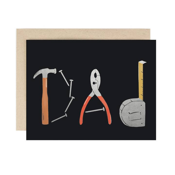 Amy Heitman - Wholesale Father’s Day card - Dad Tools Greeting Card