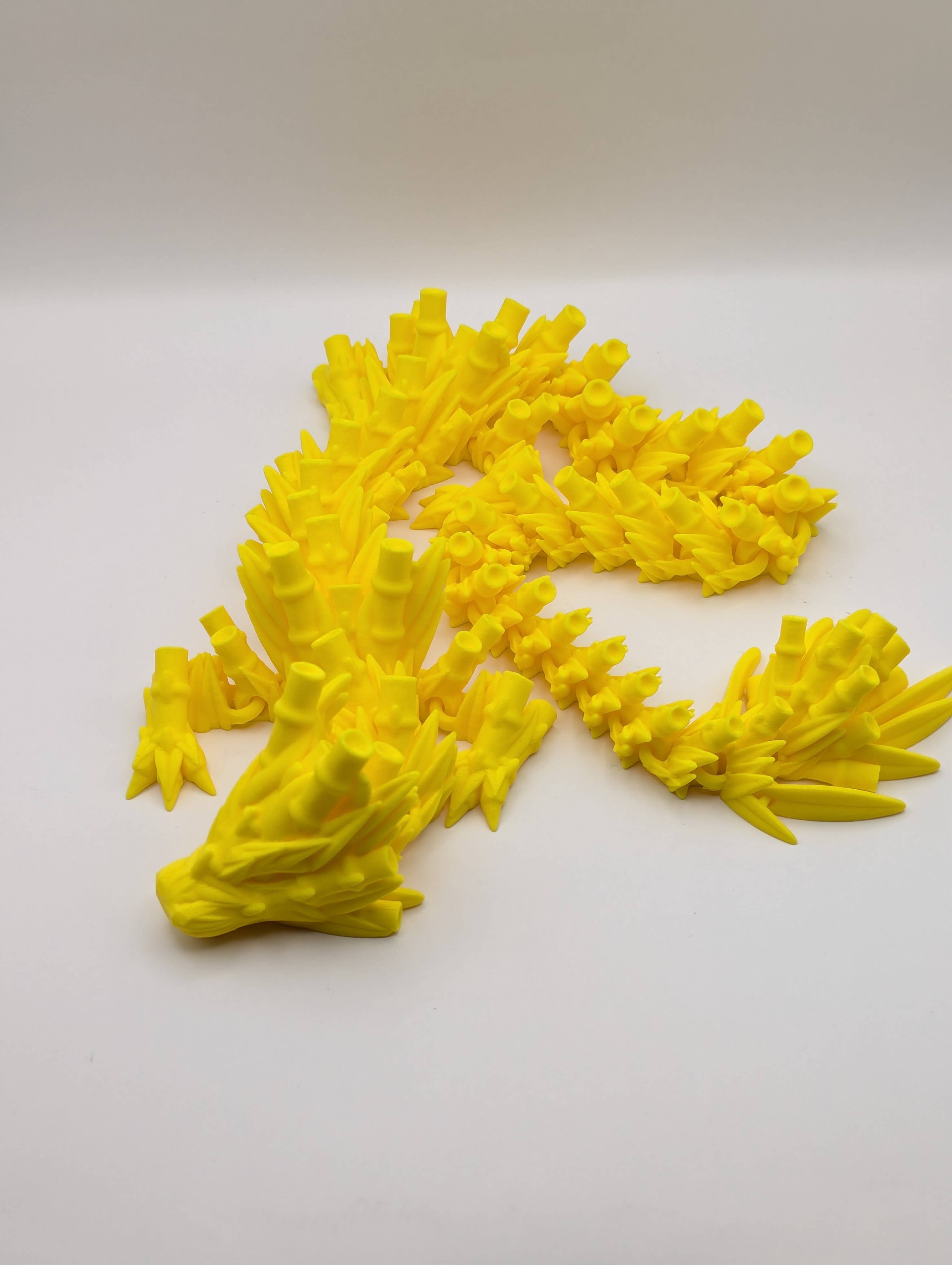 The Midnight Oil - Wholesale Fidget Toy - Kids - 3D Printed Bamboo Dragon (Lg - 27")2