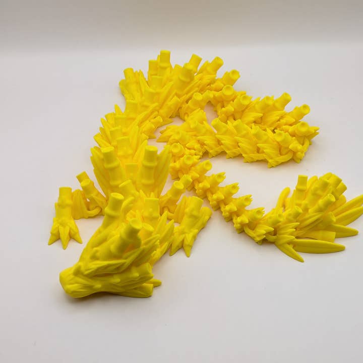 The Midnight Oil - Wholesale Fidget Toy - Kids - 3D Printed Bamboo Dragon (Lg - 27")2