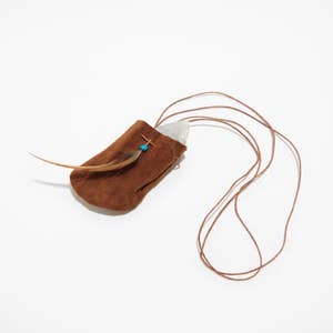 Leather Pouch, Leather Bag, Leather Drawstring Bags , Coin Pouch , Medicine  Bag , Jewelry Bag , Essential Oils