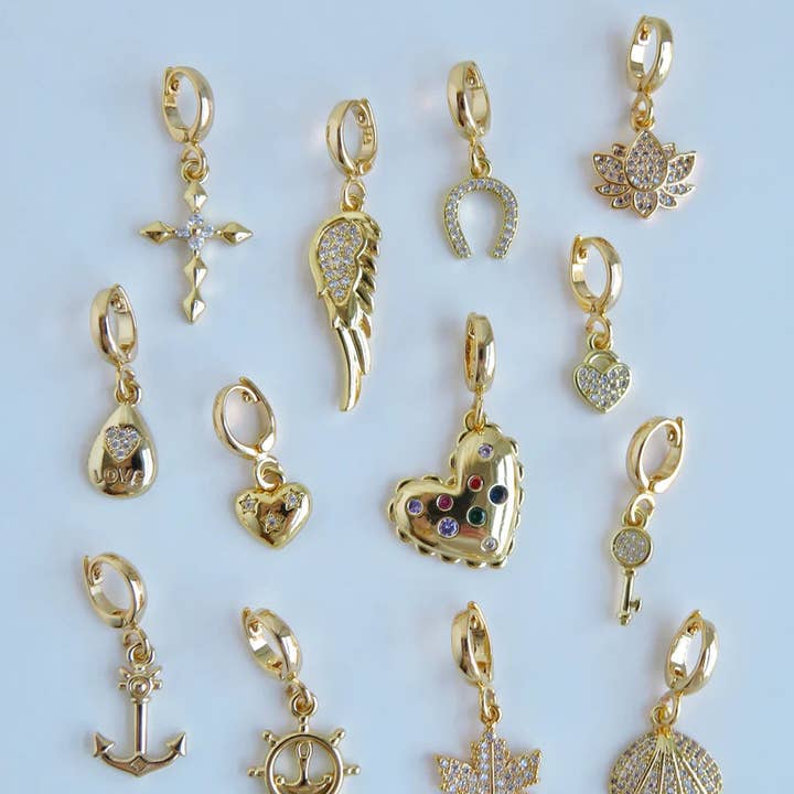 Symbolic Clip Charm - Charms with Hinged Clasp for wholesale by Curated By Suarez