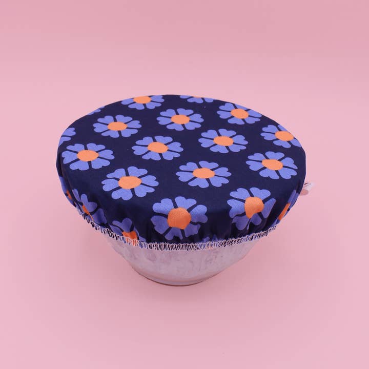 Machatatelier - Wholesale Food Storage Wrap/Bag - Charlotte food cover - coated cotton - daisy1