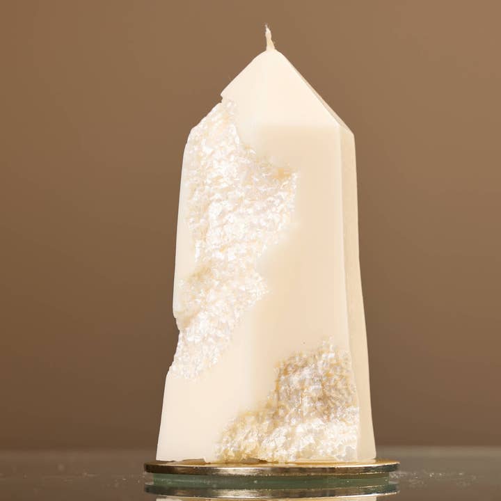 Geode Pillar - Soy Wax Candle for wholesale by Black Moon Co.