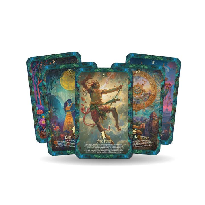 IBIZA TAROT – wholesale Tarot-kort – Tarot av Hanuman - 22 Stora Arkanan - Andlig Resa3