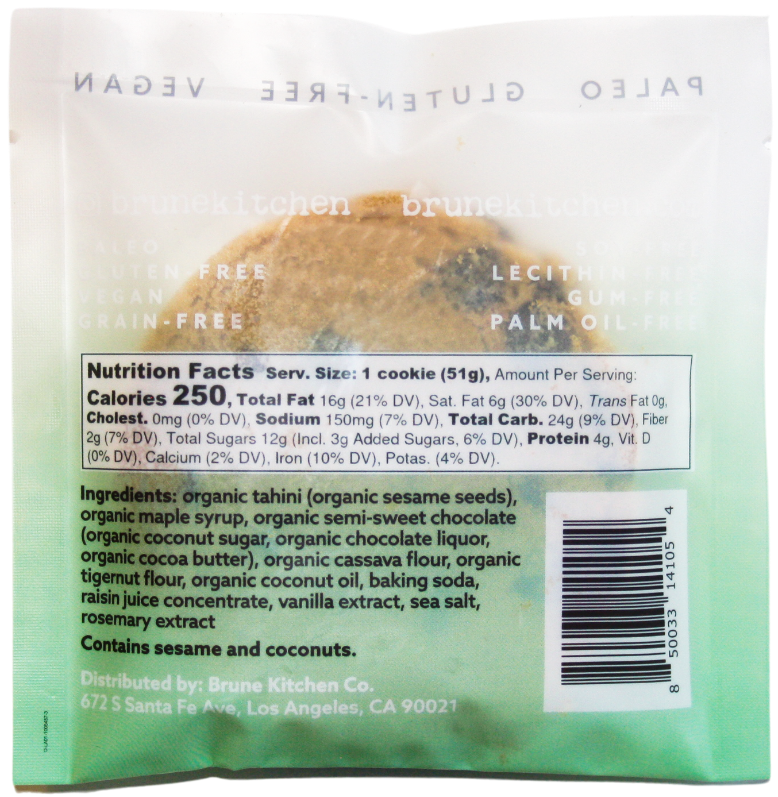 Brune Kitchen - Wholesale Cookie - Organic Chocolate Chip Cookies (12-Pack)1