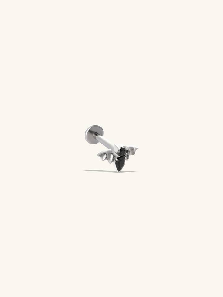 Titanium Twilight Bat Stud for wholesale by oumo jewelry