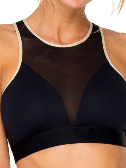 BARACOA - Haut de soutien-gorge de sport à bande élastique pour la vente par Luli Fama