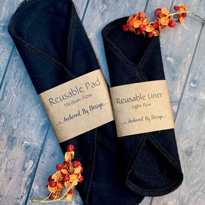 Anchored By Design - Wholesale Period Underwear - Women's - Reusable Feminine Pads & Liners1
