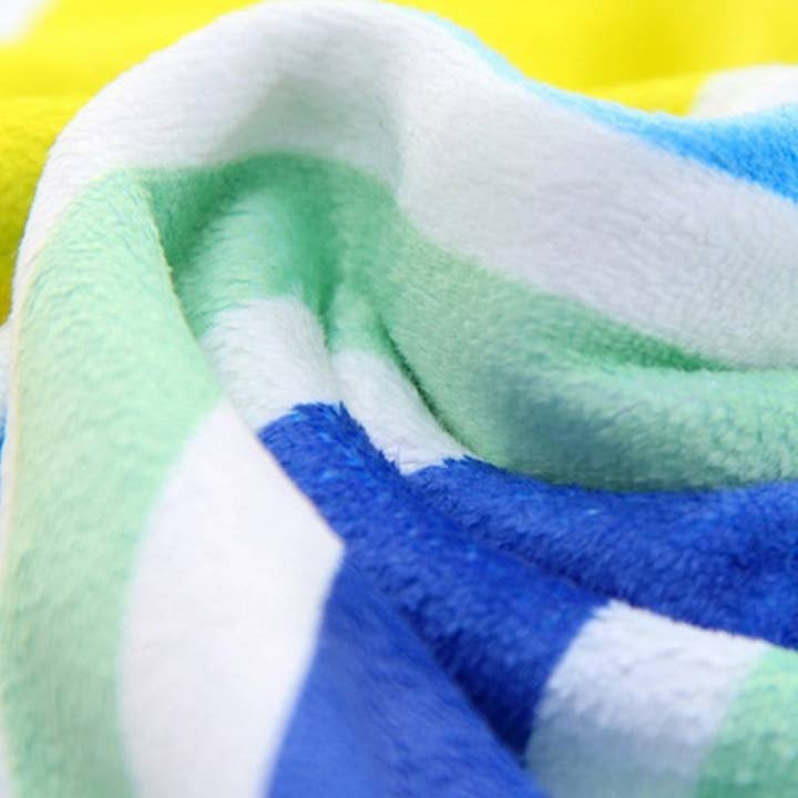 ACCITY - Wholesale Bath Towel - THICKENED BEACH TOWEL WITH PRINTED STRIPES_CWMM2282