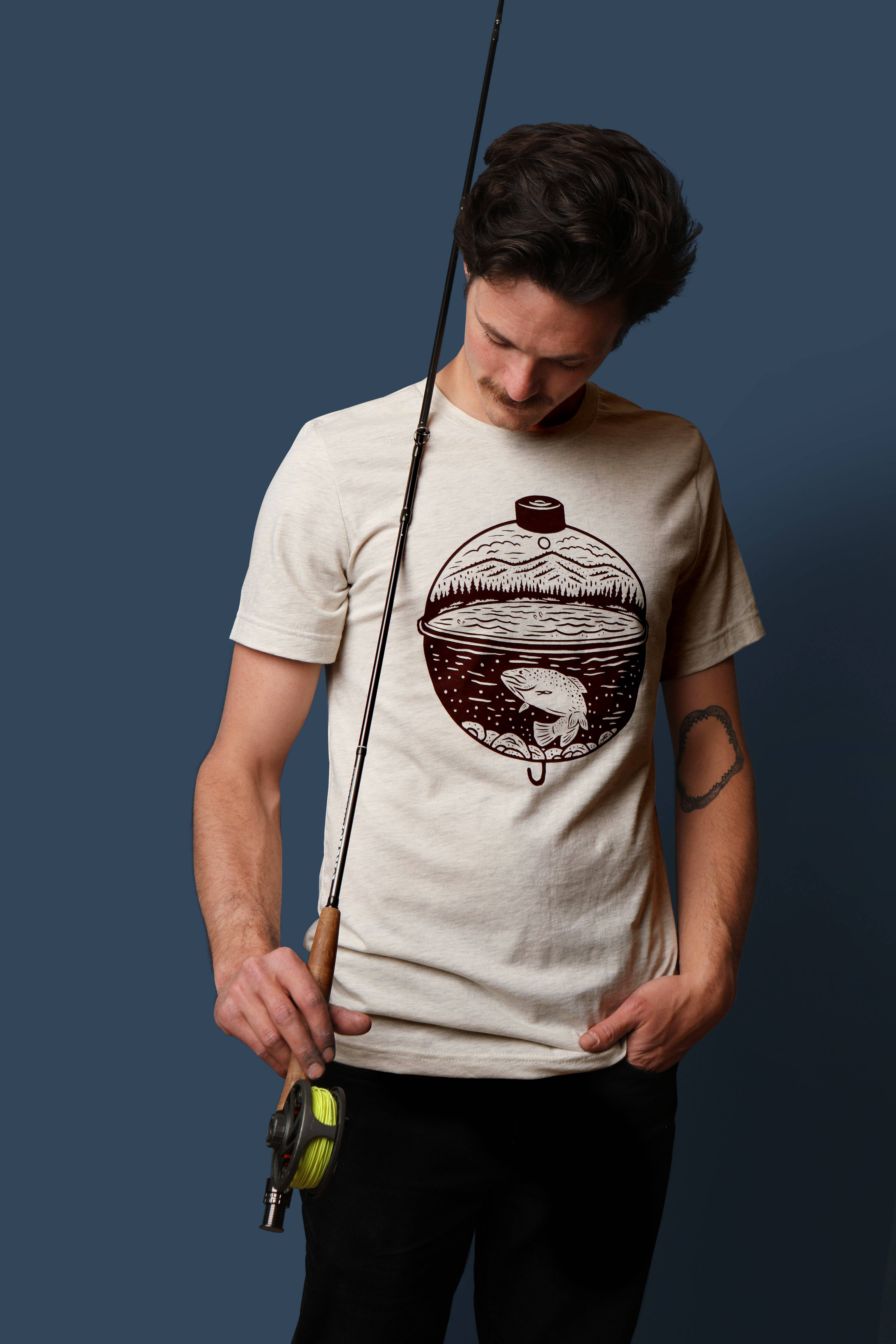 Moore Collection - Wholesale Screen Printed T-Shirt - Unisex - Bobber Tee-Prism Natural0