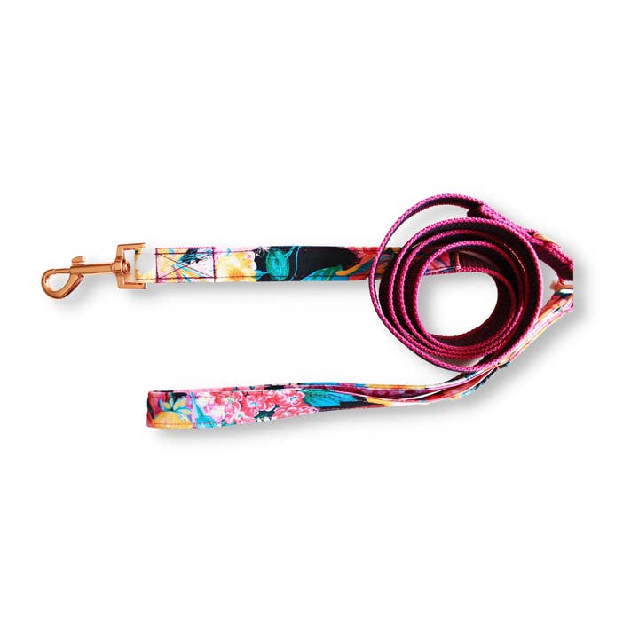 Gummihundkoppel med klara blommor för wholesale av Bloom Paws