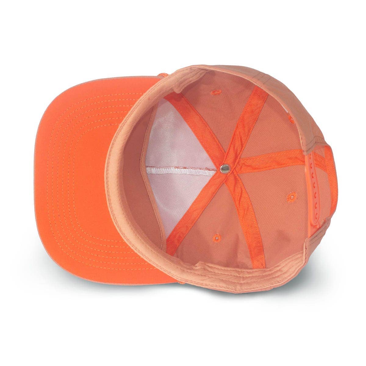 Wild Bills Blanks – wholesale Flat-brimmed cap – Unisex – RIVER | Salmon w/ Orange Rope6
