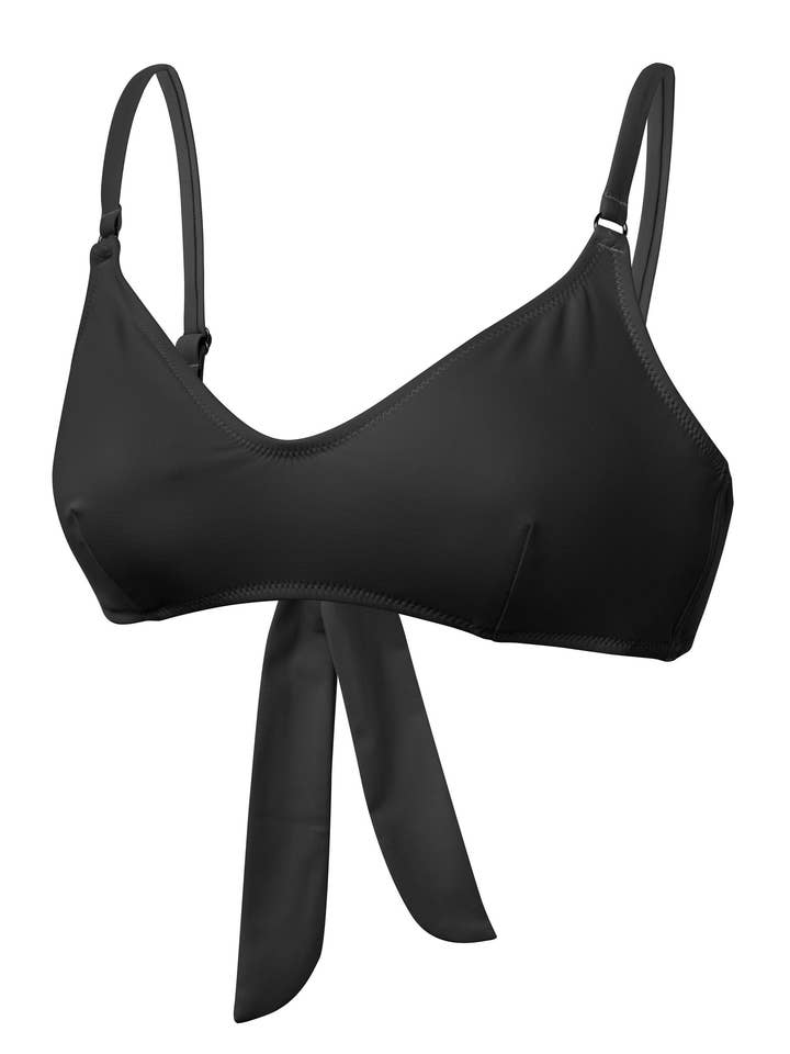 Hali Bralette - Midnight Black for wholesale by Bambina Swim