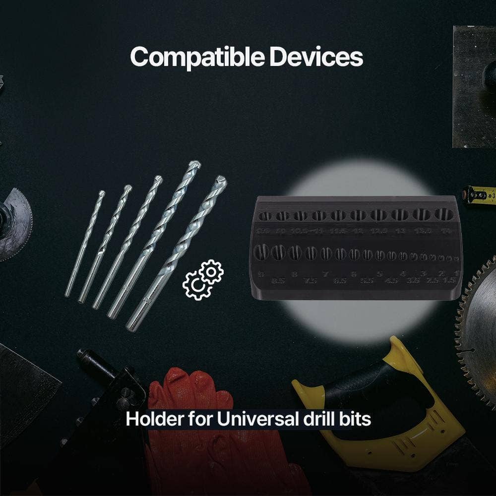 Proto Market – wholesale Tool set – Metric Drill Bit Set with Wall Mount Holder 1mm-14mm2