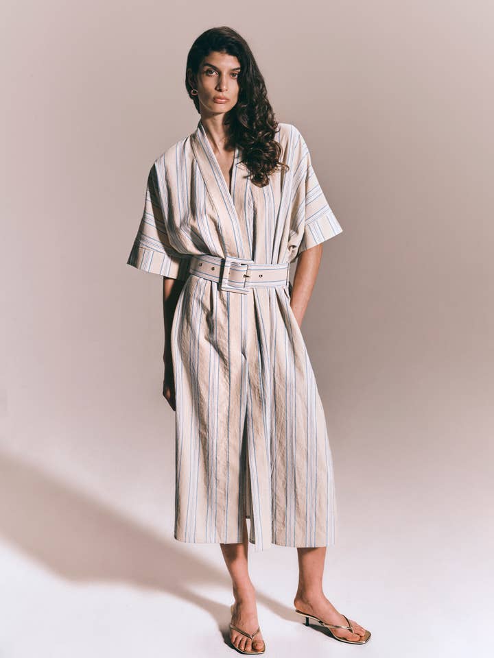 MANTEAU RAYÉ pour la vente par Echo srl