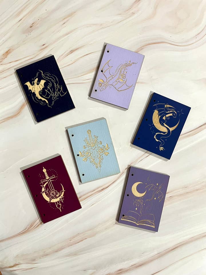 Micro Fantasy Journals for wholesale by Elm Rose Designs
