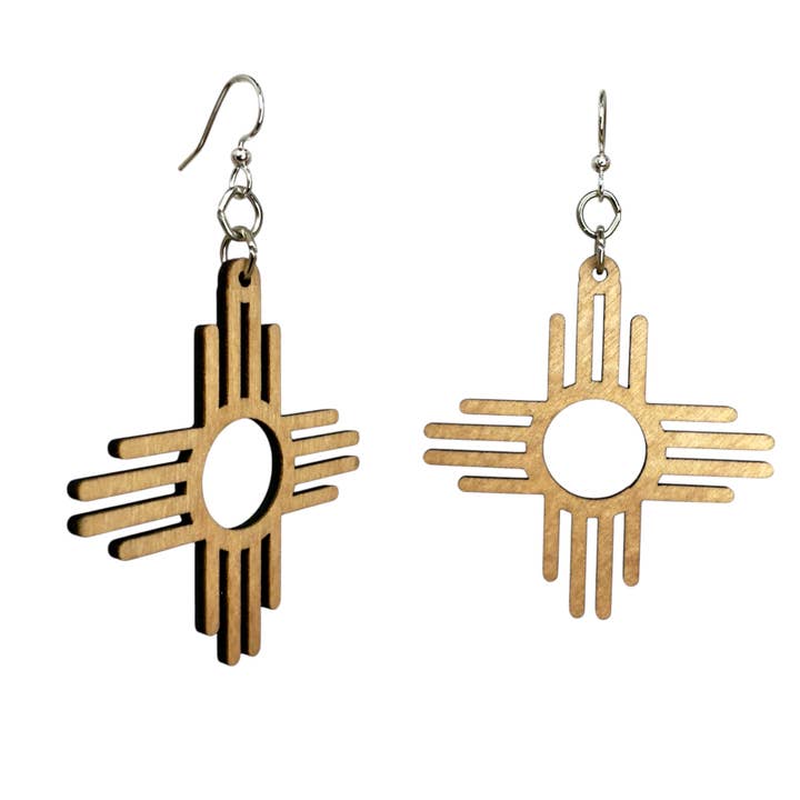 Boucles d'oreilles Zia (Soleil) pour la vente par Green Tree Jewelry