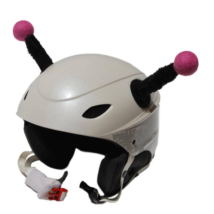 Ladybug Antennas for Ski Helmets and other Helmets for wholesale by Pink Yak