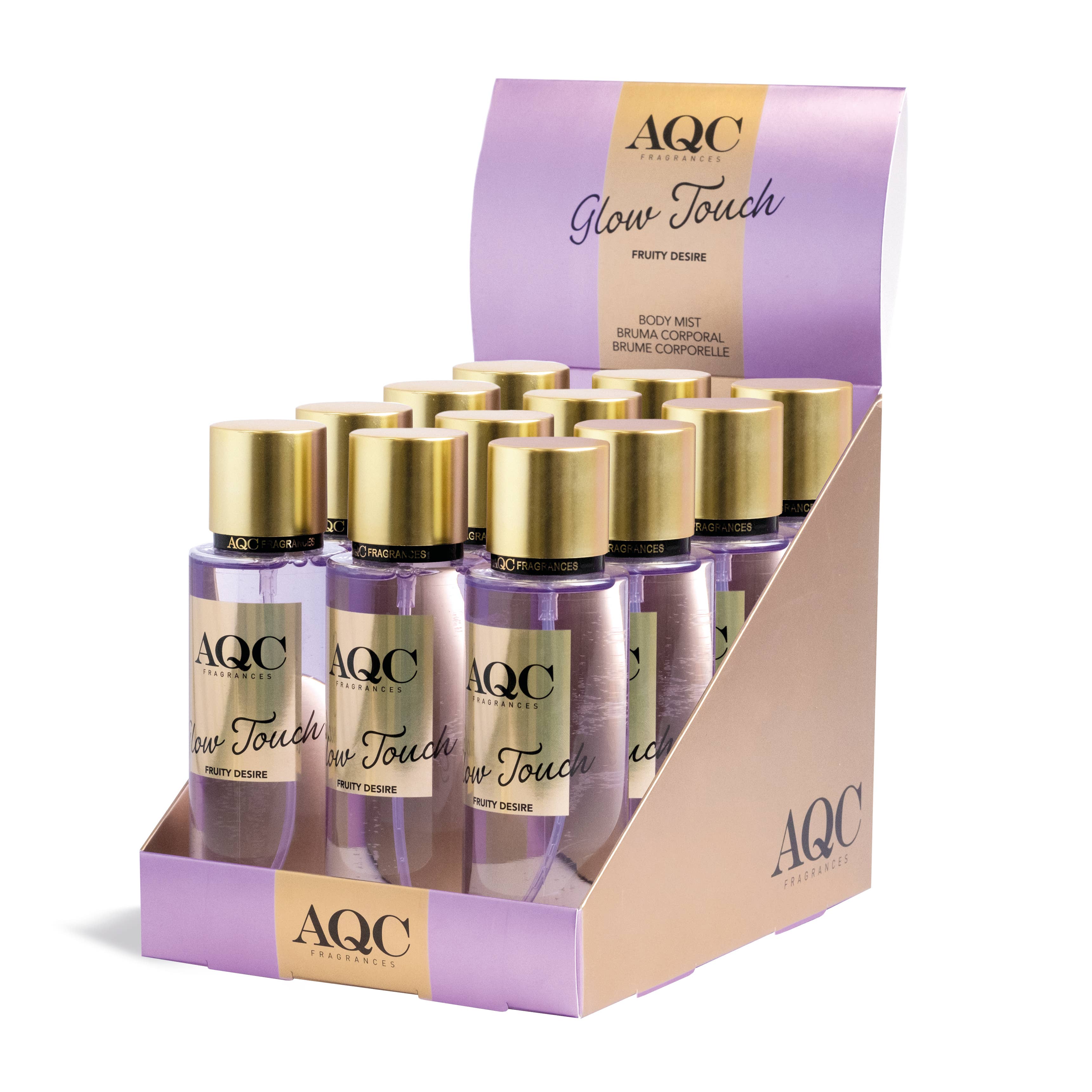 Aquarius Cosmetic SLU - Vendita all'ingrosso Spray/Acqua viso e corpo - AQC Fragrances & Body Mist Glow Touch Fruity Desire1