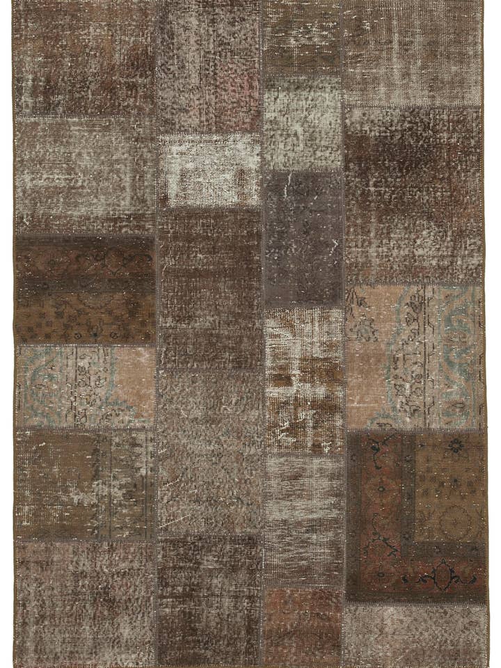 Tapete Patchwork Castanho 6x8 - 31812 por atacado de RUG N CARPET