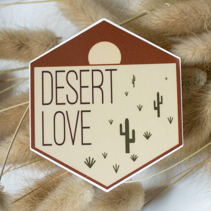 Pegatina Desert Love para venta al por mayor de Riley Funk Designs