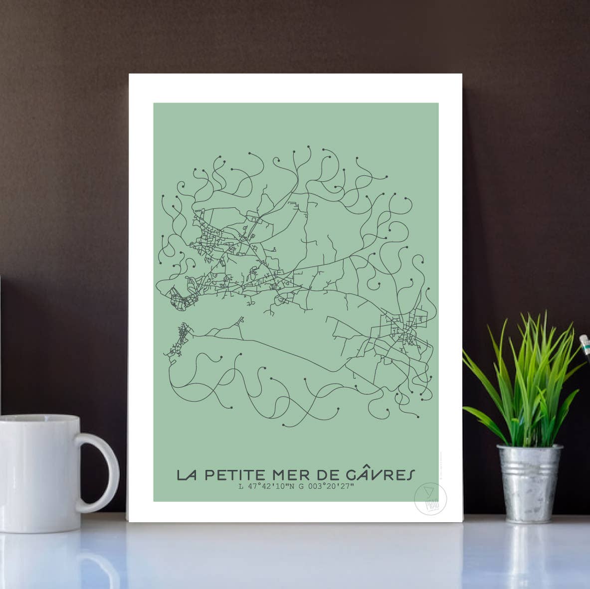 Prao Studio – wholesale Poster – Poster Plan Little Sea Of Gâvre3
