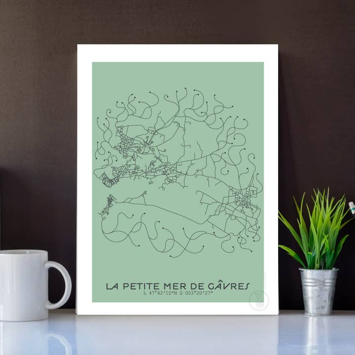 Prao Studio – wholesale Poster – Poster Plan Little Sea Of Gâvre3