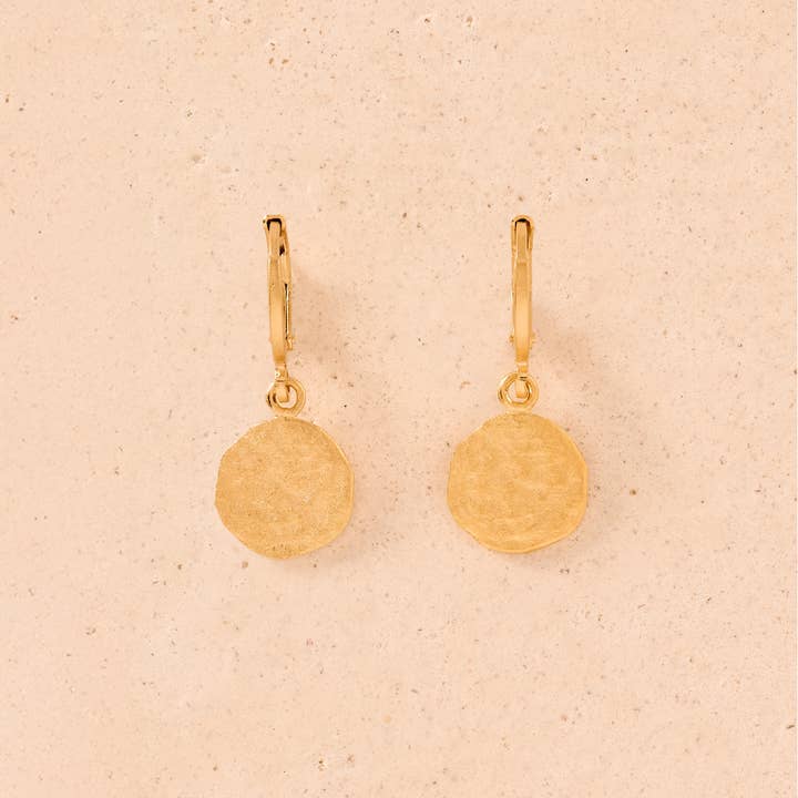 Agapée Jewelry - Wholesale Huggie Earrings - Luna Earrings | Jewelry Gold Gift Waterproof
