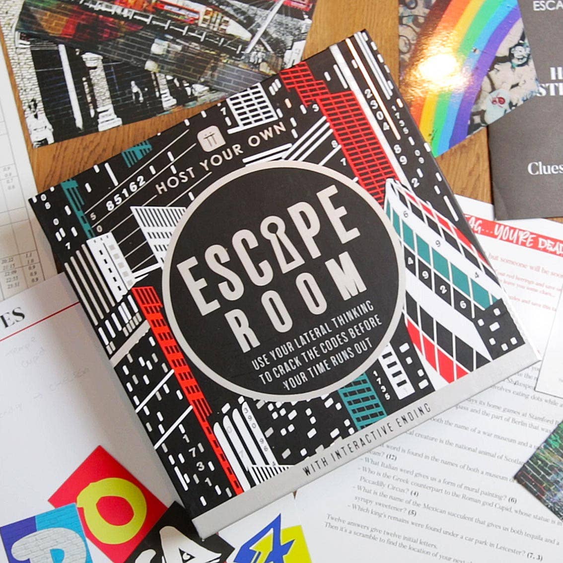 Talking Tables USA - Home, Party, Games and Seasonal Decor - Wholesale Board Game - Escape Room London Edition | Everyday Games |8