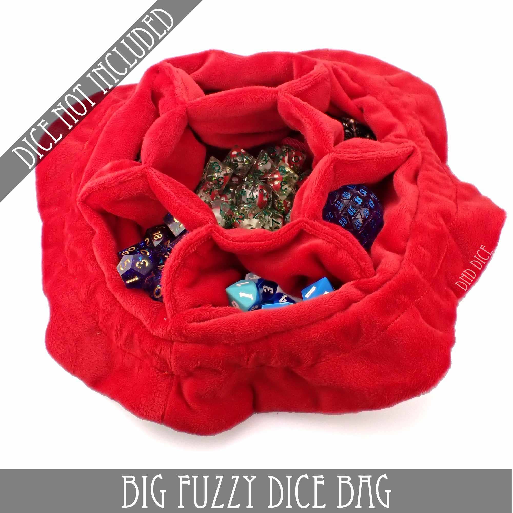 DNDDICE.COM - Wholesale Dice - Big Fuzzy Dice Bag - 6 Colors11