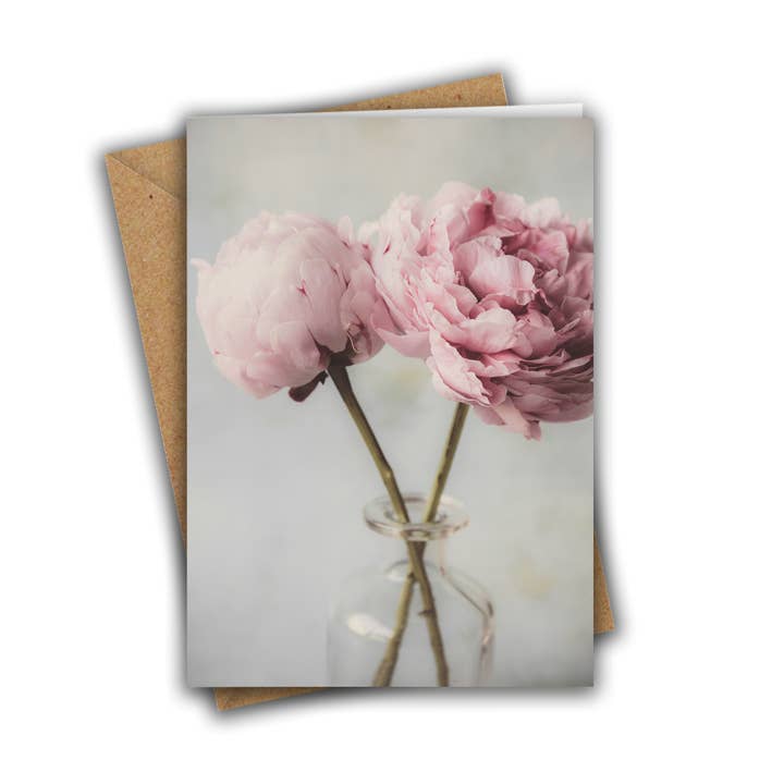 Cartão de Saudação Floral Peonies por atacado de Marina Walker