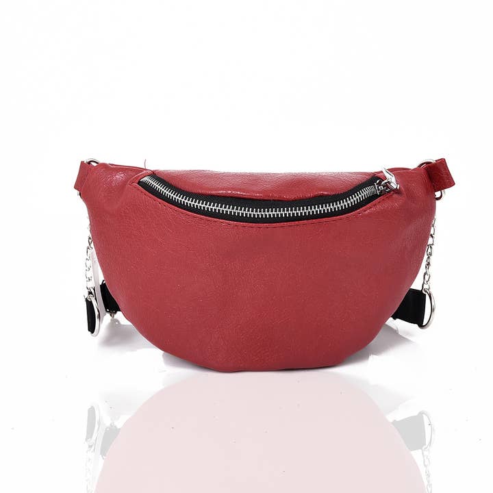 Aria Faux Leather Bum Bag for wholesale by Belle Trading Ltd