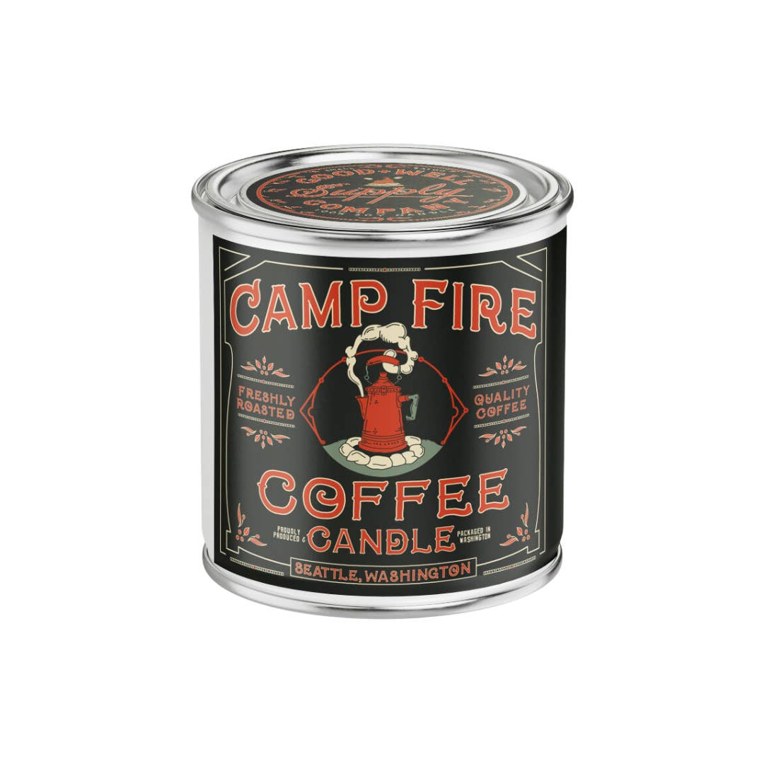 Good & Well Supply Co. - Wholesale Jar/Filled Candle - Campfire Coffee Candle