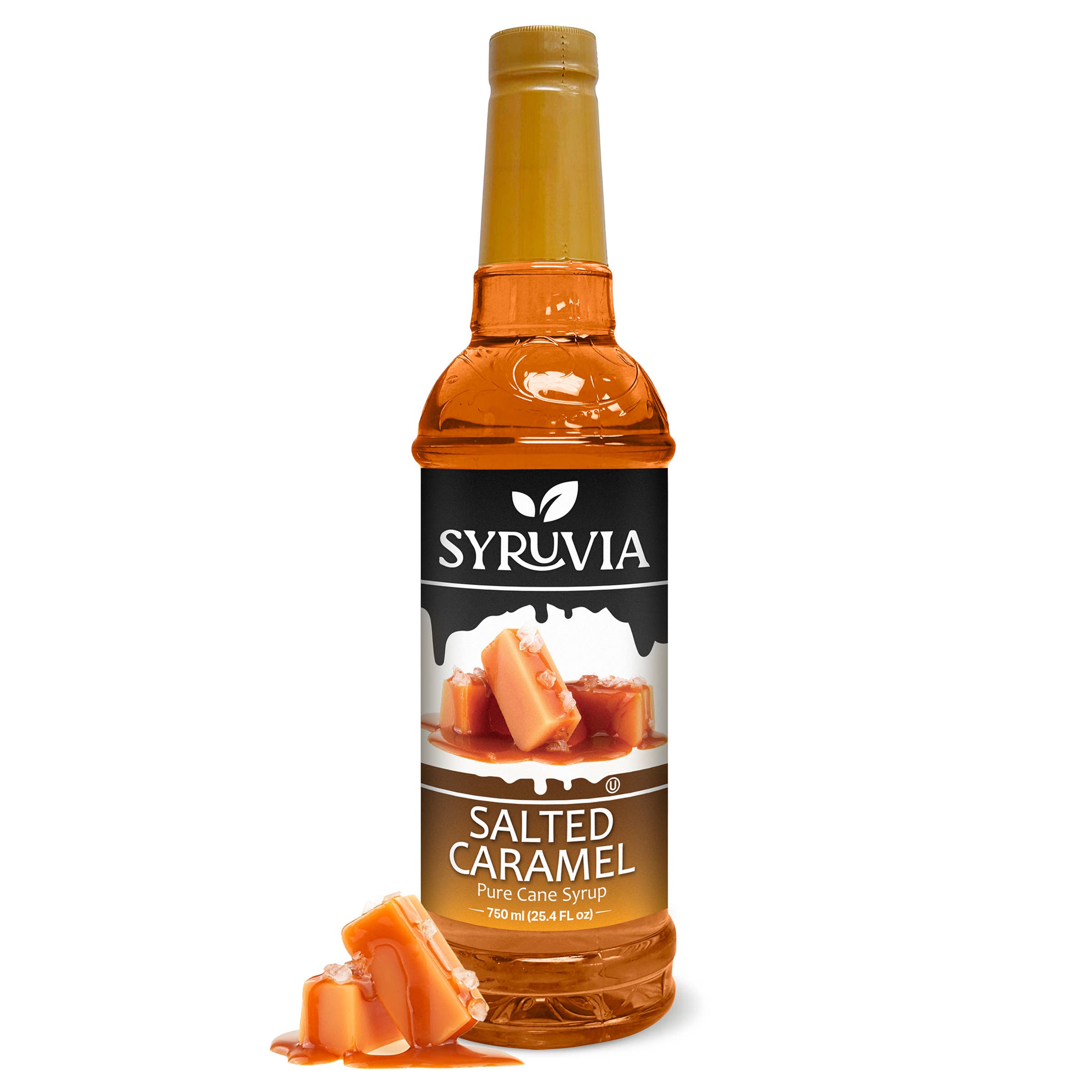 Syruvia - Wholesale Flavored Syrup - Salted Caramel Syrup0