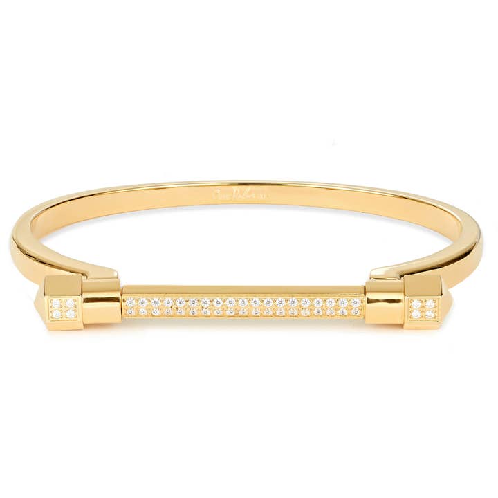 PAVÉ CUFF - GOLD for wholesale by OPES ROBUR