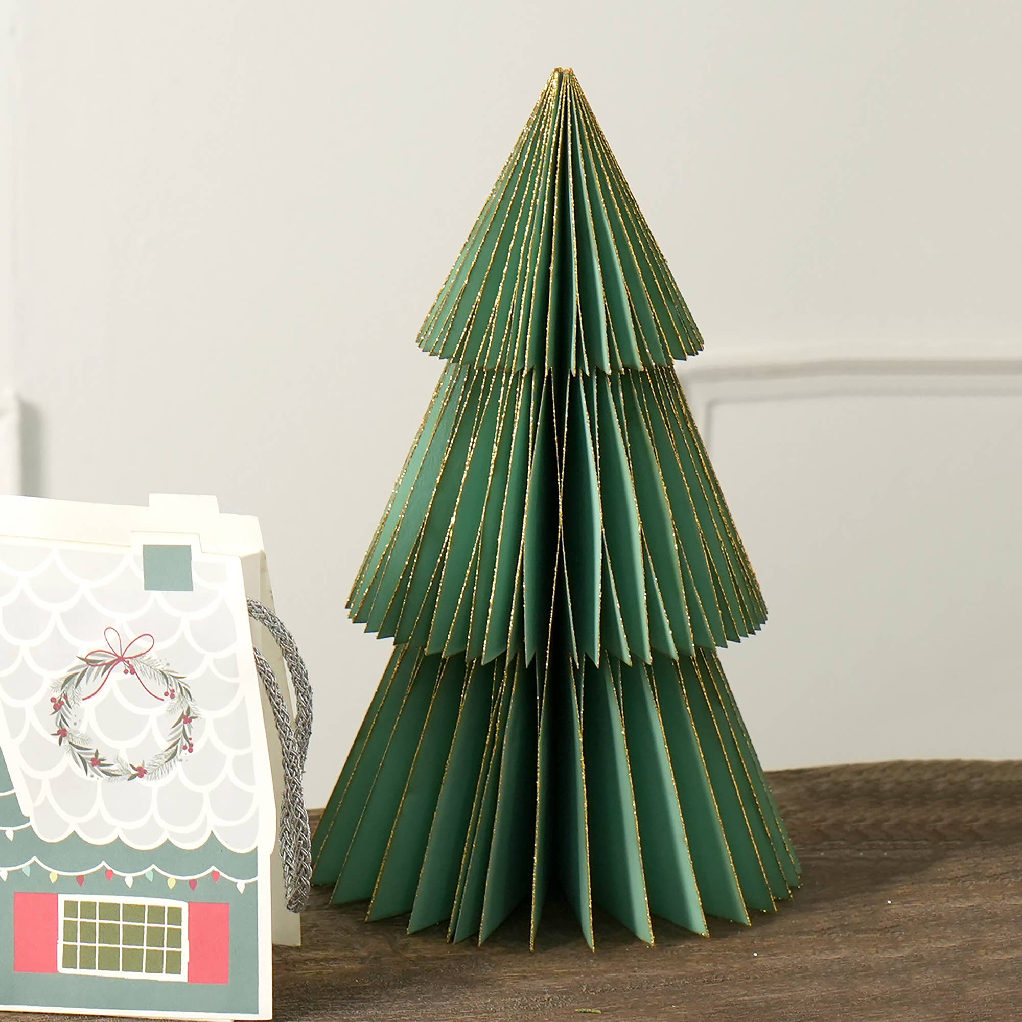 ExpoBazaar - Wholesale Christmas Decoration - Christmas Paper Tree | Handmade Holiday Ornament | 6.5x11"0