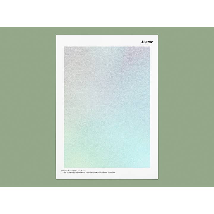 Avatar Sci-Fi Classic Film Roteiro Arte Impressão Decoração de Parede por atacado de Fade Out Prints