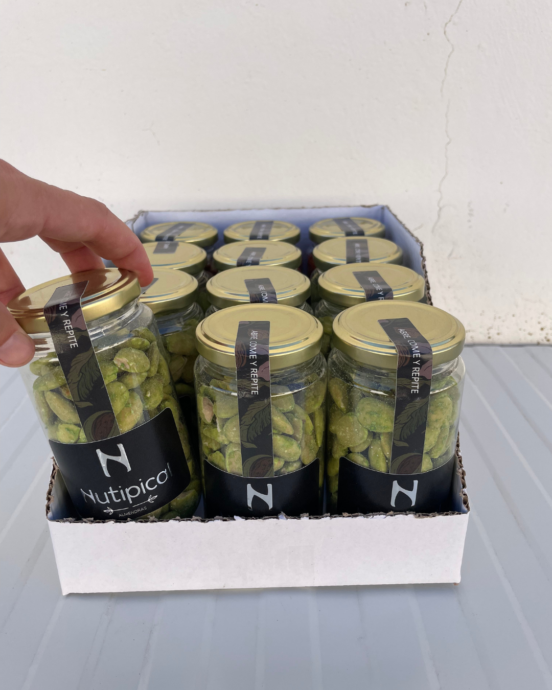 NUTIPICAL – Frutos secos por atacado – Amêndoa Torrada WASABI sem óleos3