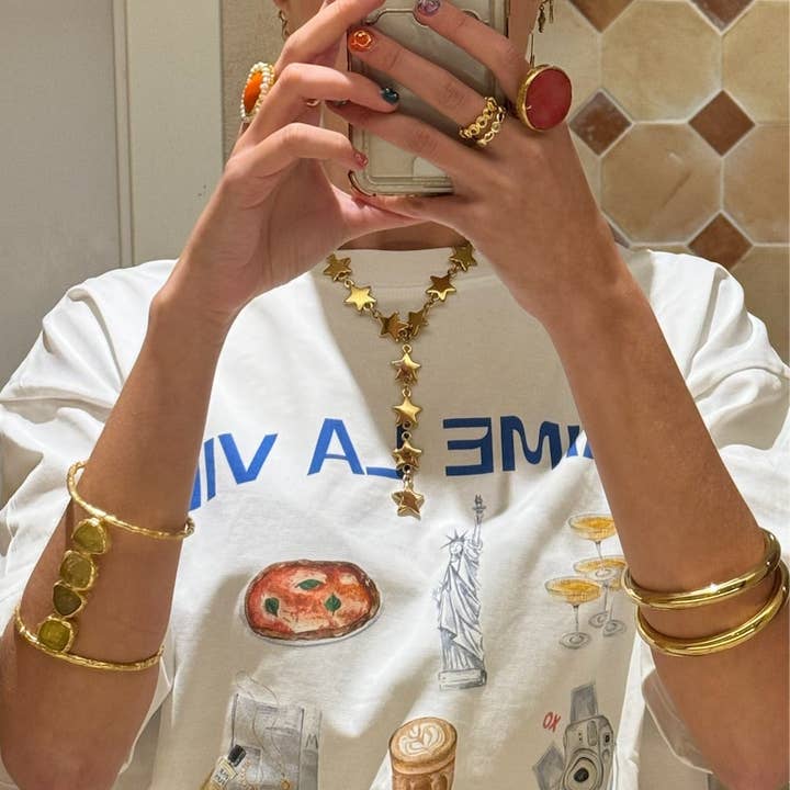 Woonder - Wholesale Link & Chain Necklace - Star Chain3