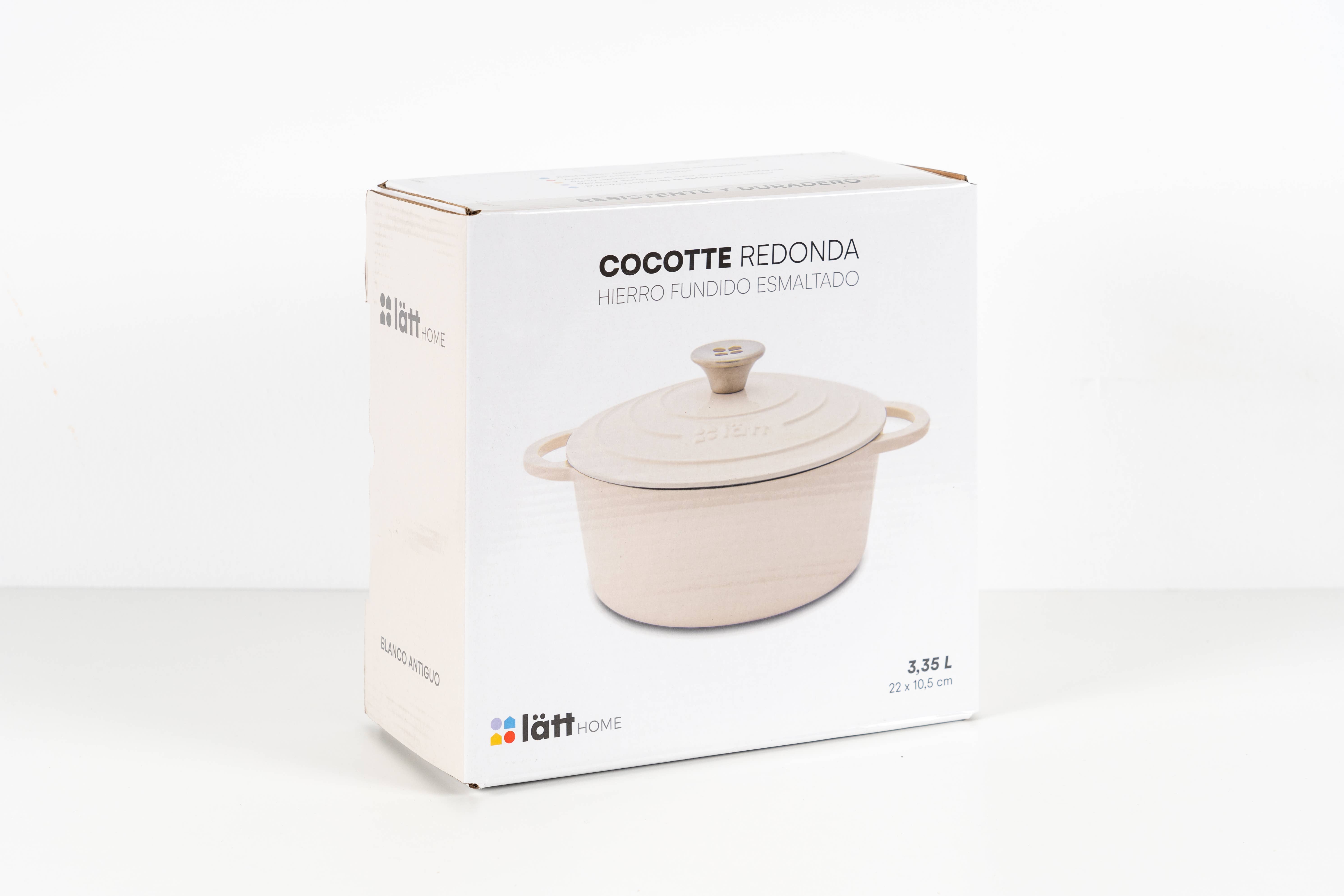 Lätt Home - Wholesale Cooking Pot - COCOTTE ROUND LATT 22x10.5 CM - 3.35 L - WHITE5